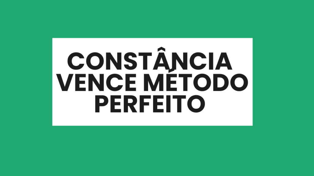 Mensagem sobre a importância da constância nos estudos para concurso público